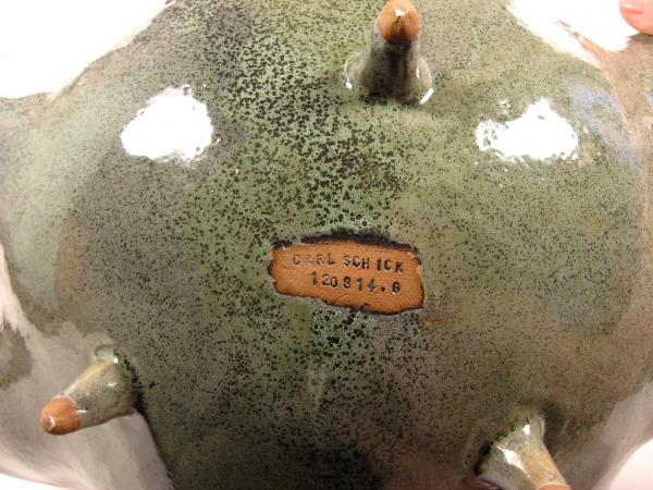 120314.G Large Centerpiece with Layered Glazes