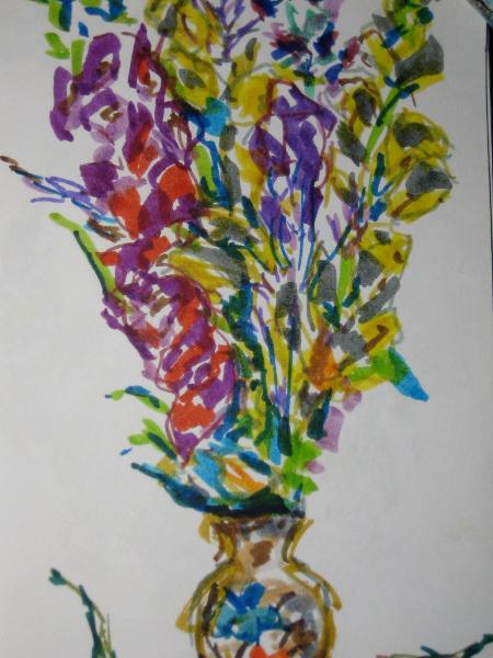 Flush and fancy vase