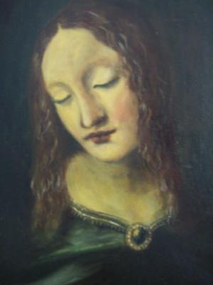 Study of 'La vierge aux rochers' by da Vinci Study of 'La vierge aux rochers' by da Vinci