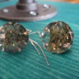 14-073 Sterling and Boro Teardrop Earrings