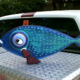 Blue bugeye fish