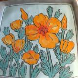 Orange Poppy Platter