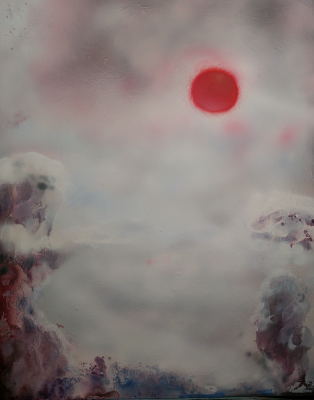 Southside of the Sky 1, airbrush on board, 11x14. 2018 Southside of the Sky 1, airbrush on board, 11x14. 2018