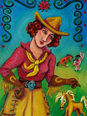 Miss June Trains Her Rambunctious Buckaroos Miss June Trains Her Rambunctious Buckaroos