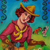 Miss June Trains Her Rambunctious Buckaroos