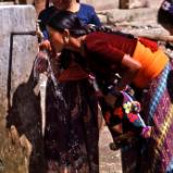 Nepal women at fountain