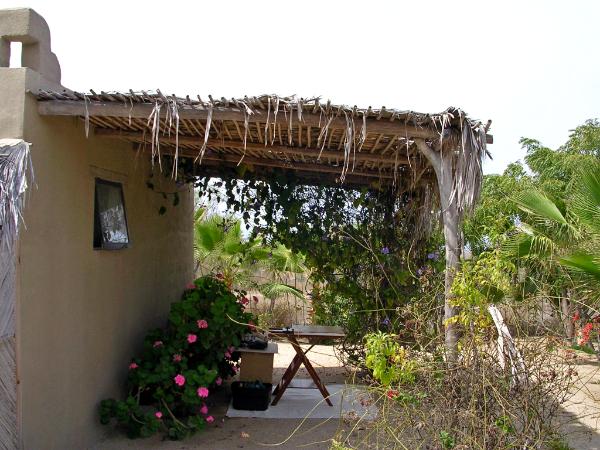 Painting area on side of casita