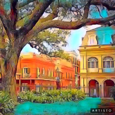 Jackson square courtyard Jackson square courtyard