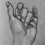 Hand Study (Curled)