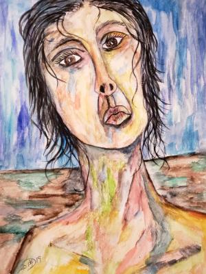 Her mind had slipped, she could no longer recognize that she locked in her room to hide from a world she no longer recognize. Her mind had slipped, she could no longer recognize that she locked in her room to hide from a world she no longer recognize.