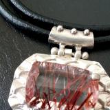 Strawberry Rutilated Quartz Pendant