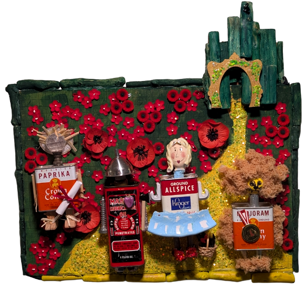 Wizard of Oz in the Kitchen | 3D Mosaic Art by Debbie Rich