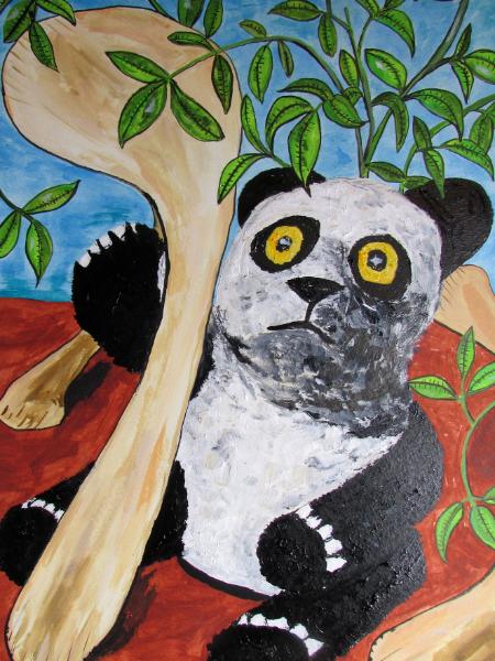 When your toy Panda give up Bamboo and starts craving chicken, chickens better run. 