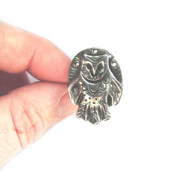 Owl Ring barn owl totem jewelry original artisan owl ring 