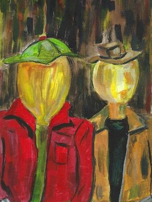 Without worries, two of Edison’s Children walk through the clinging night - oblivious to the hatred their existence generates. Without worries, two of Edison’s Children walk through the clinging night - oblivious to the hatred their existence generates.