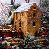 Old Mill in Winter