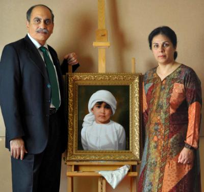 Artist and wife.