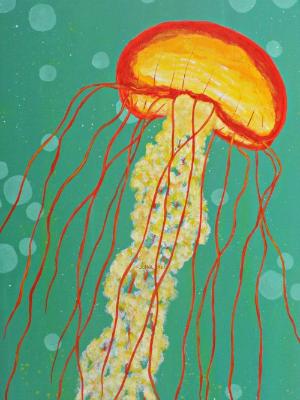 "Aqua Sea Jellyfish"