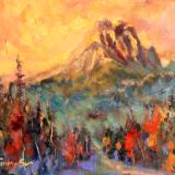 Mount Temple sunrising, Baff, Canada