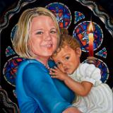 "Baptism Day"Double Portrait Commission