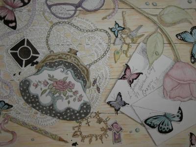 Shabby Chic Letters- (Students work)