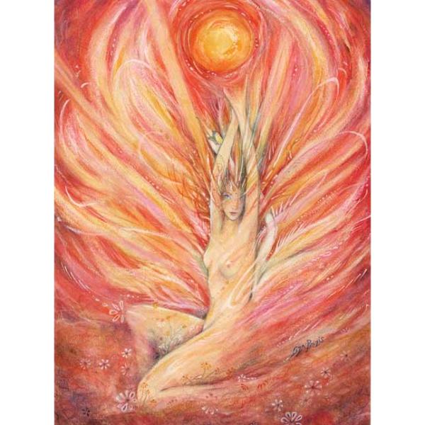 Dawn Goddess painting art print goddess of the morning sun