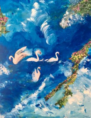 Swans in tranquility Swans in tranquility