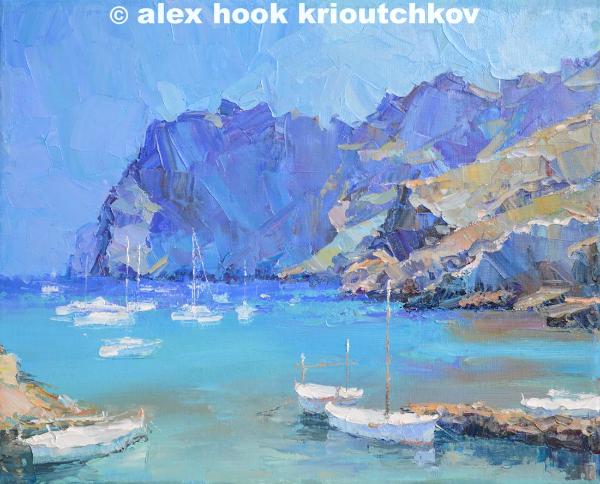 Cala San Vicente - oil on canvas