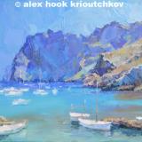 Cala San Vicente - oil on canvas