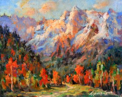 A Trail in Canada Rocky Mountains