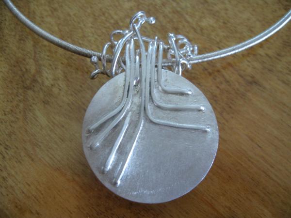 Sterling and Drusy Pendant