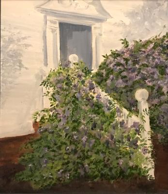 *Front Door Wisteria 16"x12" (available) *Front Door Wisteria 16"x12" (available)