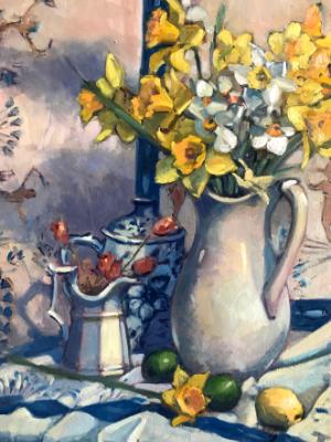 Daffodils 18x24" oil Daffodils 18x24" oil