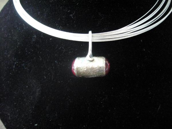 13-072 Double Ruby Cabochon Pendant