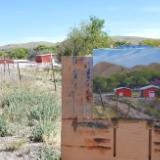 Little Red Barns on the Mimbres River in the spring.