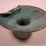 120702.AG Flower Vase with Wave Design