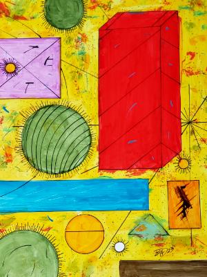 As the Red Rectangle will itself into a three dimensional entity, it felt itself superior to all other shapes. Then it... As the Red Rectangle will itself into a three dimensional entity, it felt itself superior to all other shapes. Then it...