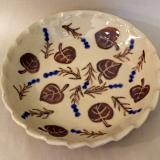 Aspen Leaves and Flowers Plate (medium)