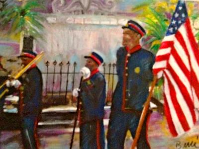 Military jazz funeral Military jazz funeral