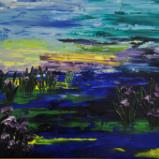 20 x 24 Acrylic on Canvas board Embellished prints available 