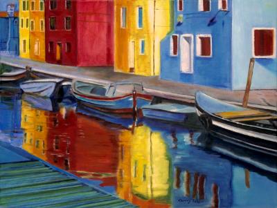 summer morning in Burano summer morning in Burano