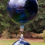 #10102506 Three ball hanging sculpture LG-5.75''  Med-4.5'' Sm-3.25''  Long-22'' $170.00