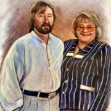 Portrait of my Dad and his wife Starr