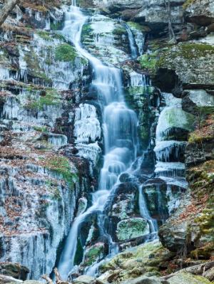 Icy Blue Falls in Peekamoose Gorge Icy Blue Falls in Peekamoose Gorge