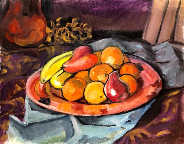 Still Life with Fruit Plate