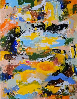 The Yellow Series: #15: The King in Yellow continues to take form, hidden from sight, behind a deluge of colors that are infact The Yellow Series: #15: The King in Yellow continues to take form, hidden from sight, behind a deluge of colors that are infact