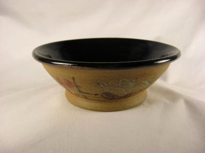 110526.A Small Bowl with Carved Designs