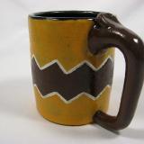 110416.B Mug with Zig Zag Design