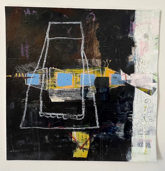 Identity (m/m and acrylic on paper 2024)