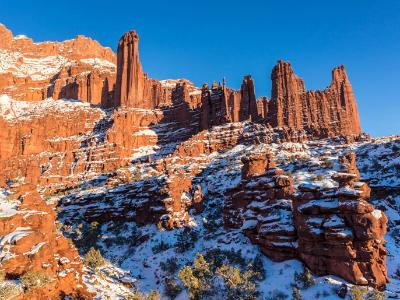 Fisher Towers in Winter Fisher Towers in Winter